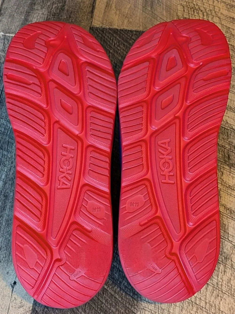 Hoka Ora Recovery Slide 3 Sandals Bellwether Blue & Red Alert